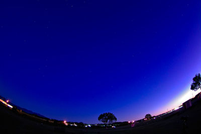 Low angle view of sky at night