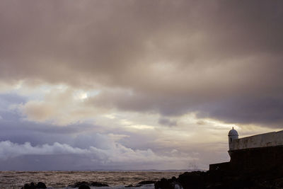 Lighthouse at seaside