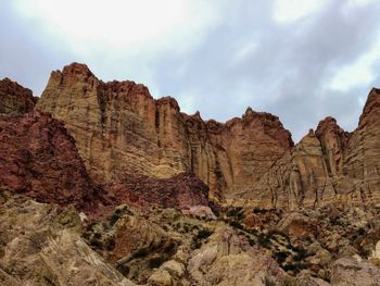 View of rock formations