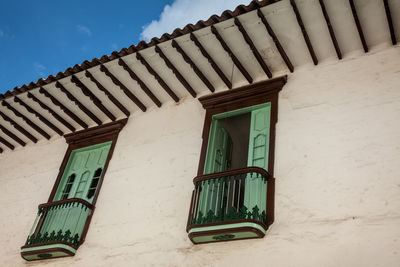 Low angle view of building against sky