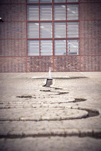 View of abandoned building