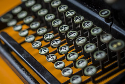 Close-up of computer keyboard