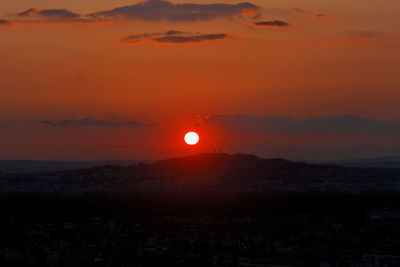 Scenic view of sunset