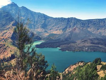 Scenic view of mountains