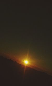 Scenic view of sunset