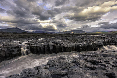 Scenic view of landscape against sky