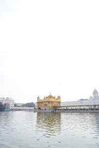 Beautiful view of golden temple 
 - harmandir sahib in amritsar, punjab, india, famous indian sikh