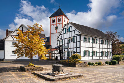 Historical center of village odenthal on september 16, 2022 in bergisches land, germany