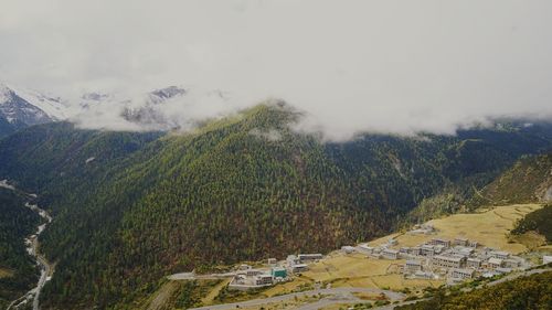 Scenic view of mountains