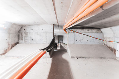 High angle view of tunnel