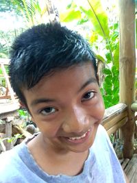 Portrait of smiling man