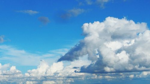 Low angle view of clouds in sky