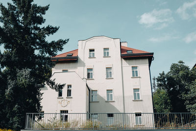 Low angle view of building against sky