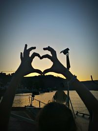 People at sunset
