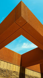 Low angle view of building against sky