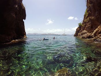 Scenic view of sea