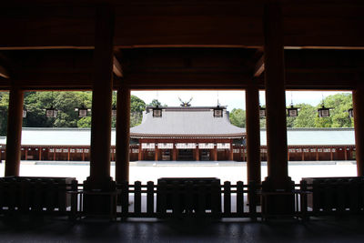 Interior of building