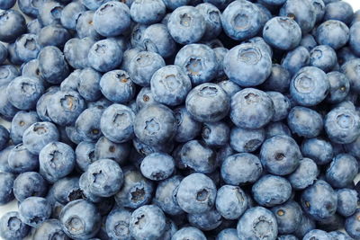 Full frame shot of blueberries