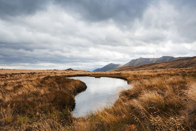 Scenic view of landscape against sky