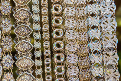 Full frame shot of patterned ceiling