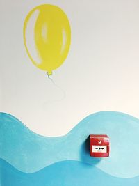 Close-up of paper over white background