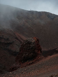 Rock formations on land