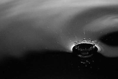 Close-up of water splashing