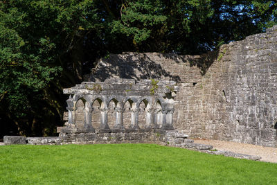 View of old ruins