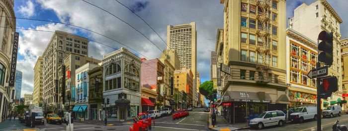 Traffic on city street