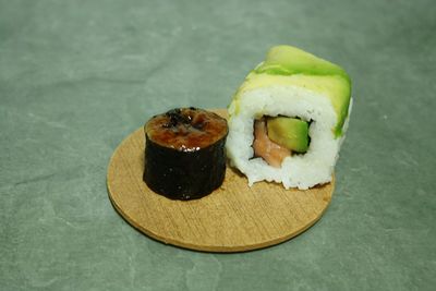 Close-up of sushi