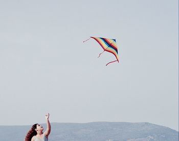 Person playing in water