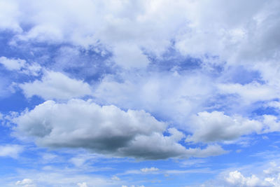 Low angle view of clouds in sky