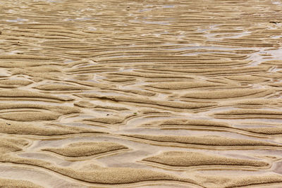 Full frame shot of sandy beach