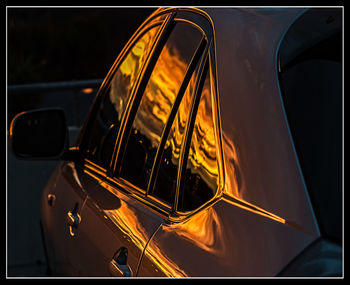 View of car on road