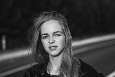 Portrait of woman smiling