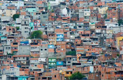 Full frame shot of residential buildings