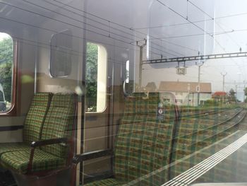 Train on railroad track