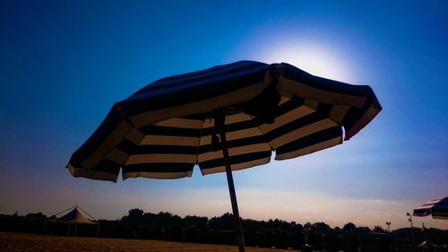 Built structure against clear blue sky