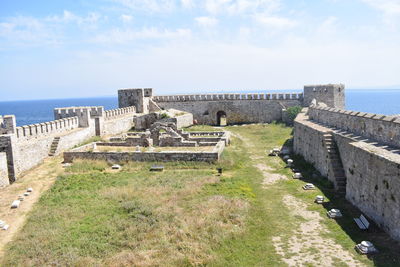 Old ruins on the sea