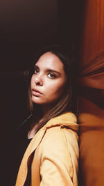 Portrait of beautiful young woman