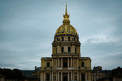 Low angle view of building against sky