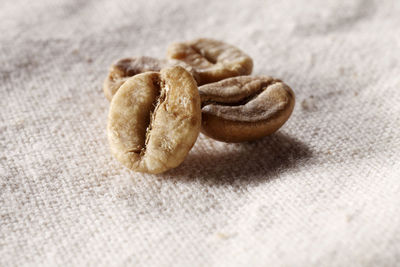 High angle view of cookies on table