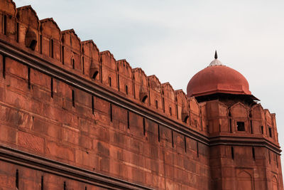 Low angle view of building against sky