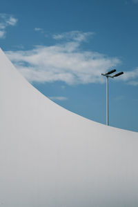 Low angle view of road against sky