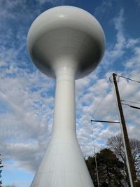 Low angle view of built structure against sky