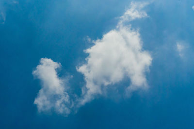 Low angle view of clouds in sky