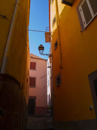 Low angle view of residential buildings