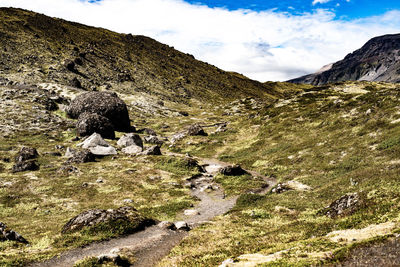 Scenic view of landscape against sky