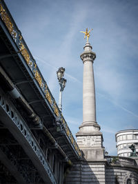 Low angle view of historical building against sky