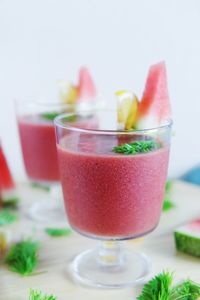 Close-up of drink in glass on table